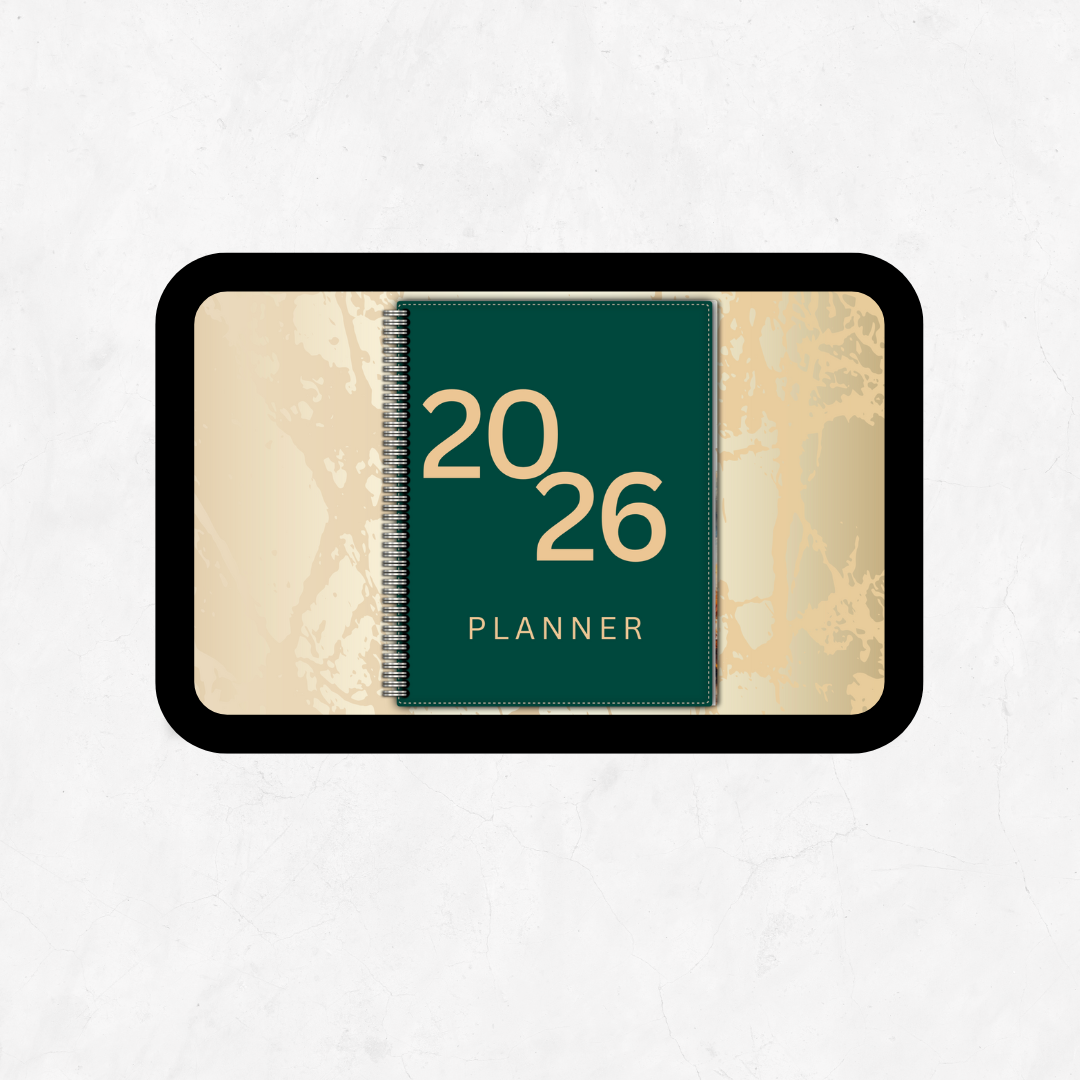 The 2026 Green & Gold Digital Planner