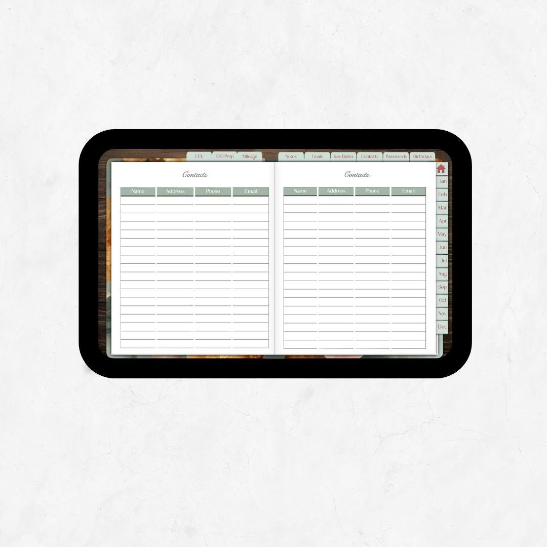 The 2026 Peony Garden Luxe Planner