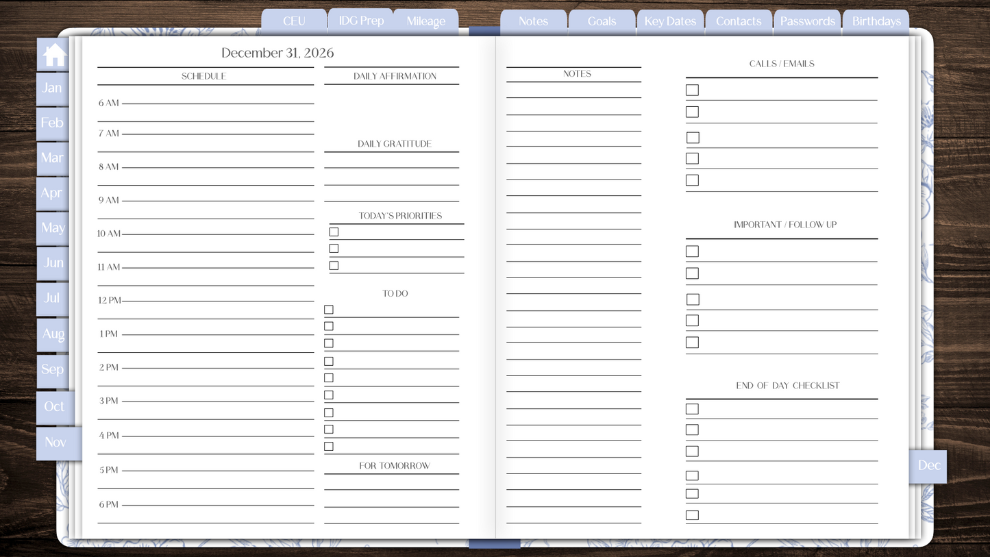 The 2026 Chinoiserie Digital Planner