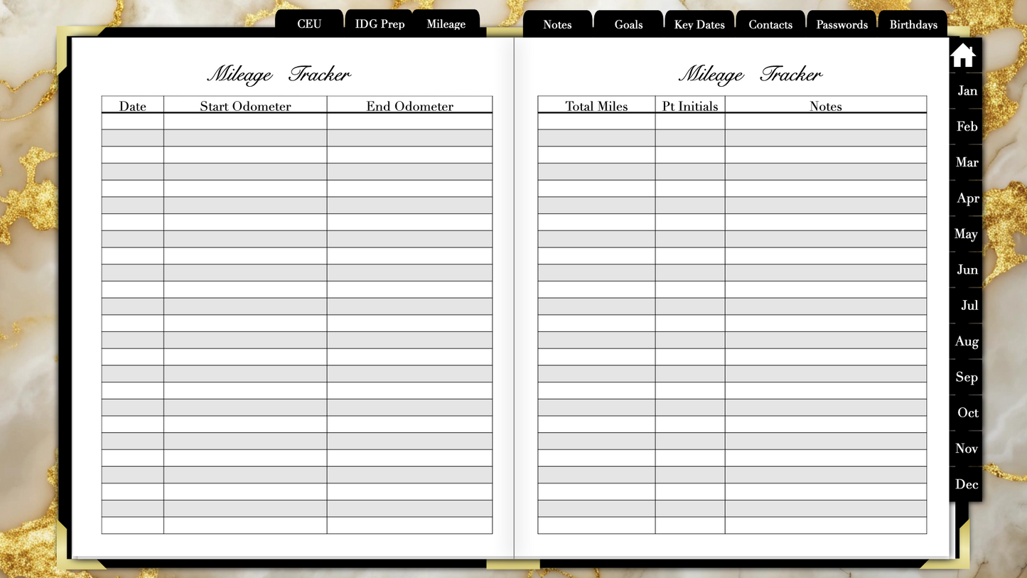 The 2026 Black & Gold Luxe Edition Planner